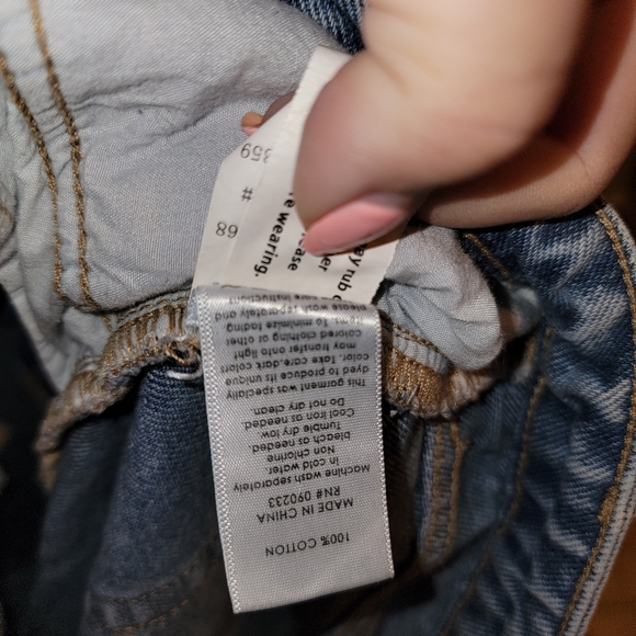 Misses sz 30 Pacsun Mom Capris Cropped Jeans Cute Distressed - Picture 10 of 12